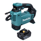 Makita DMP 181 G1 kompresor akumulatorowy 18 V 11,1 bar + 1x akumulator 6,0 Ah - bez ładowarki