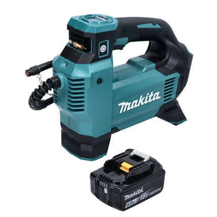 Makita DMP 181 G1 kompresor akumulatorowy 18 V 11,1 bar + 1x akumulator 6,0 Ah - bez ładowarki