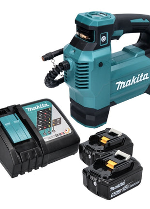 Compresor de batería Makita DMP 181 RG 18 V 11,1 bar + 2x baterías 6,0 Ah + cargador