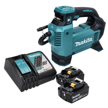 Makita DMP 181 RG akumulatorowa sprężarka 18 V 11,1 bar + 2x akumulator 6,0 Ah + ładowarka
