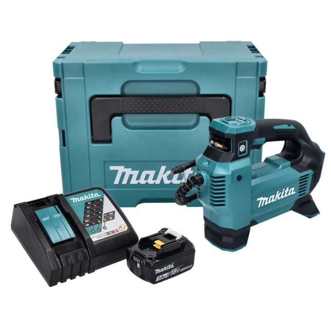 Makita DMP 181 RF1J akumulatorowa sprężarka 18 V 11,1 bar + 1x akumulator 3,0 Ah + ładowarka + Makpac