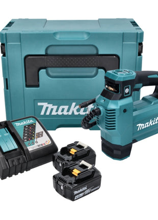 Makita DMP 181 RMJ Compresseur sur batterie 18 V 11,1 bar + 2x batterie 4,0 Ah + chargeur + Makpac