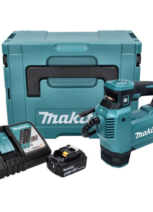 Makita DMP 181 RG1J Kompresor akumulatorowy 18 V 11,1 bar + 1x akumulator 6,0 Ah + ładowarka + Makpac