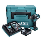 Taladro atornillador inalámbrico Makita DF 002 GD101 40 V máx. 64 Nm Brushless XGT + 1x batería 2,5 Ah + cargador + Makpac