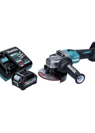 Amoladora angular a batería Makita GA 023 GD1 40 V máx. 125 mm sin escobillas XGT + 1x batería 2,5 Ah + cargador