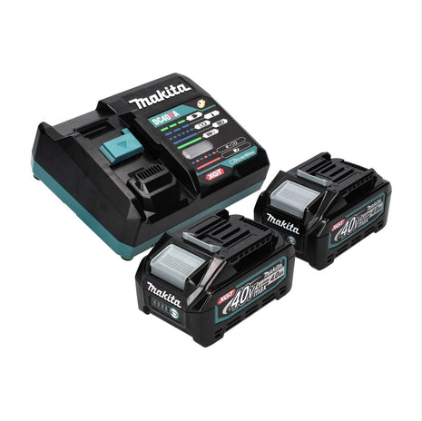 Zestaw Makita Power Source Kit 40 V max. ( 191L77-9 ) z 2x akumulatorem BL 4040 4,0 Ah + szybką ładowarką DC 40 RA XGT LXT