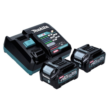 Zestaw Makita Power Source Kit 40 V max. ( 191L76-1 ) z 2x akumulatorem BL 4025 2,5 Ah + szybką ładowarką DC 40 RA XGT LXT