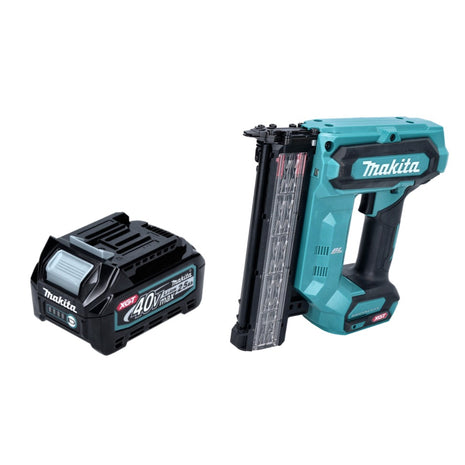 Makita FN 001 GD1 Akku Stauchkopfnagler 40 V max. XGT Brushless + 1x Akku 2,5 Ah - ohne Ladegerät