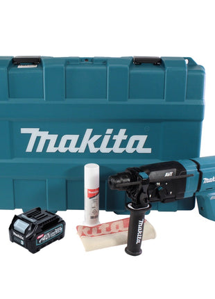 Martillo combinado a batería Makita HR 007 GD101 40 V máx. 3,0 J SDS plus XGT + 1x batería 2,5 Ah + estuche - sin cargador