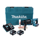 Martillo combinado a batería Makita HR 007 GD201 40 V máx. 3,0 J SDS plus XGT + 2x baterías 2,5 Ah + cargador + estuche