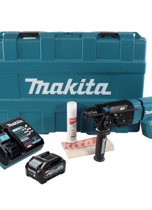 Martillo combinado a batería Makita HR 007 GM101 40 V máx. 3,0 J SDS plus XGT + 1x batería 4,0 Ah + cargador + estuche