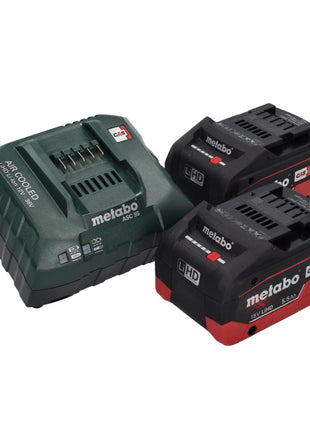 Metabo BS 18 LTX BL I Akku Bohrschrauber 18 V 130 Nm ( 602358660 ) + 2x Akku 5,5 Ah + Ladegerät + metaBOX - Toolbrothers