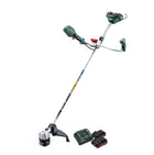 Desbrozadora de batería Metabo FSB 36-18 LTX BL 40 36 V (2x 18 V) bimando sin escobillas + 2x batería 4,0 Ah + cargador