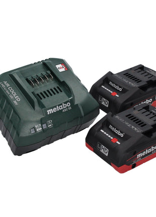 Desbrozadora de batería Metabo FSB 36-18 LTX BL 40 36 V (2x 18 V) bimando sin escobillas + 2x batería 4,0 Ah + cargador