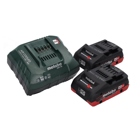 Metabo FSB 36-18 LTX BL 40 Akumulatorowa wykaszarka szczotkowa 36 V ( 2x 18 V ) dwuręczna bezszczotkowa + 2x akumulator 4,0 Ah + ładowarka