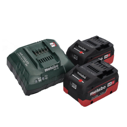 Metabo FSB 36-18 LTX BL 40 Akumulatorowa wykaszarka szczotkowa 36 V ( 2x 18 V ) dwuręczna bezszczotkowa + 2x akumulator 5,5 Ah + ładowarka