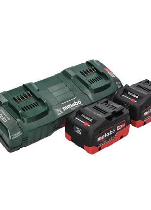 Metabo FSB 36-18 LTX BL 40 Akumulatorowa wykaszarka szczotkowa 36 V ( 2x 18 V ) dwuręczna bezszczotkowa + 2x akumulator 5,5 Ah + podwójna ładowarka