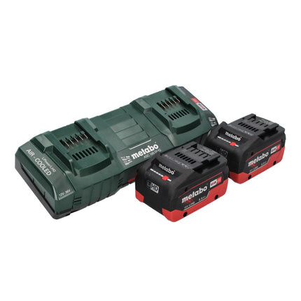 Metabo FSB 36-18 LTX BL 40 Akumulatorowa wykaszarka szczotkowa 36 V ( 2x 18 V ) dwuręczna bezszczotkowa + 2x akumulator 5,5 Ah + podwójna ładowarka