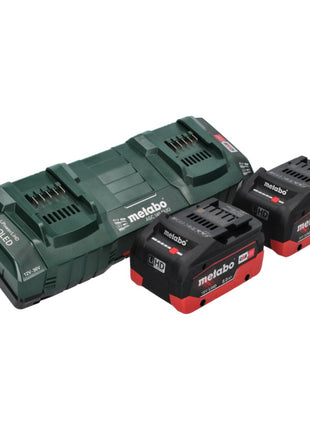 Metabo FSB 36-18 LTX BL 40 Akumulatorowa wykaszarka szczotkowa 36 V ( 2x 18 V ) dwuręczna bezszczotkowa + 2x akumulator 8,0 Ah + podwójna ładowarka