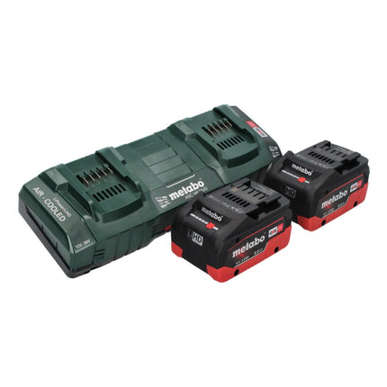 Metabo FSB 36-18 LTX BL 40 Akumulatorowa wykaszarka szczotkowa 36 V ( 2x 18 V ) dwuręczna bezszczotkowa + 2x akumulator 8,0 Ah + podwójna ładowarka
