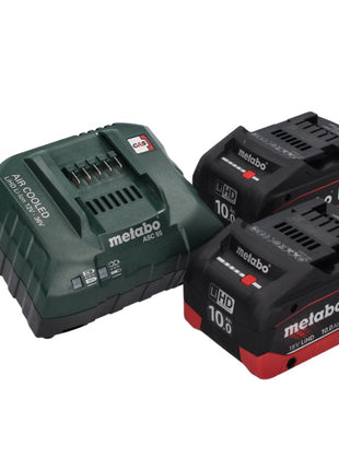 Desbrozadora de batería Metabo FSB 36-18 LTX BL 40 36 V (2x 18 V) bimando sin escobillas + 2x batería 10,0 Ah + cargador