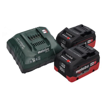 Metabo FSB 36-18 LTX BL 40 Akumulatorowa wykaszarka szczotkowa 36 V ( 2x 18 V ) dwuręczna bezszczotkowa + 2x akumulator 10,0 Ah + ładowarka