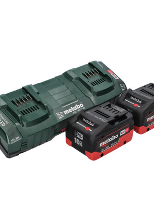 Metabo FSB 36-18 LTX BL 40 Akumulatorowa wykaszarka szczotkowa 36 V ( 2x 18 V ) dwuręczna bezszczotkowa + 2x akumulator 10,0 Ah + podwójna ładowarka