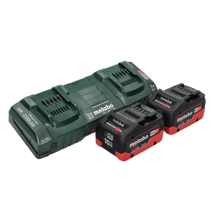 Metabo FSB 36-18 LTX BL 40 Akumulatorowa wykaszarka szczotkowa 36 V ( 2x 18 V ) dwuręczna bezszczotkowa + 2x akumulator 10,0 Ah + podwójna ładowarka