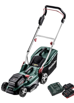 Metabo RM 36-18 LTX BL 36 Akku Rasenmäher 36 V ( 2x 18 V ) LTX Brushless + 2x Akku 4,0 Ah + Ladegerät - Toolbrothers