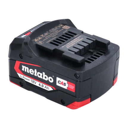 Zestaw akumulatorów Metabo 4x akumulator Li-Power 18 V 4,0 Ah CAS Li-Ion (4x 625027000) ze wskaźnikiem poziomu naładowania