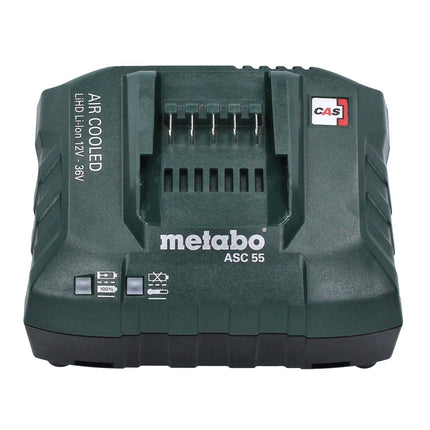 Zestaw podstawowy Metabo 4x akumulator Li-Power 18 V 4,0 Ah CAS Li-Ion ( 4x 625027000 ) + ładowarka ASC 55 ( 627044000 )
