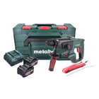 Martillo combinado a batería Metabo KHA 18 LTX 18 V 2,2 J SDS Plus (600210500) + 2x baterías 4,0 Ah + cargador + metaBOX