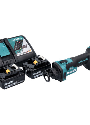 Makita DCO 181 RT Akku Rotationsschneider 18 V 32000 U/min Brushless + 2x Akku 5,0 Ah + Ladegerät - Toolbrothers