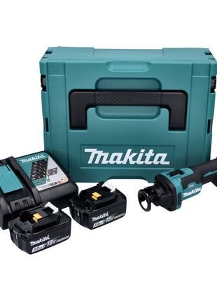 Makita DCO 181 RFJ Akku Rotationsschneider 18 V 32000 U/min Brushless + 2x Akku 3.0 Ah + Ladegerät + Makpac - Toolbrothers