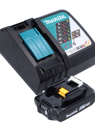 Makita DML 801 RA1 X Lampe de travail LED sur batterie 18 V 240 lm + diffuseur + 1x batterie 2,0 Ah + chargeur