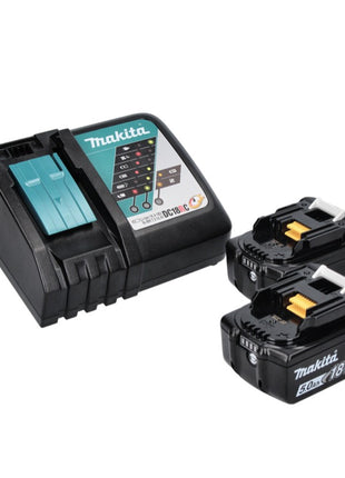 Makita DML801RT X Lampe LED de travail sans fil 240lm 18V + 2x Batteries 5,0 Ah + Chargeur + Diffuseur