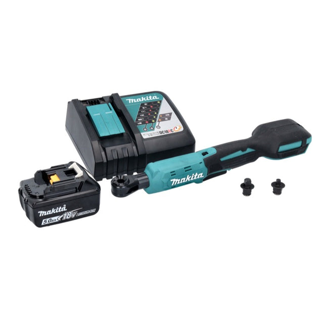 Makita DWR 180 RT1 akumulatorowa wkrętarka z grzechotką 18 V 47,5 Nm 1/4" 3/8" + 1x akumulator 5,0 Ah + ładowarka