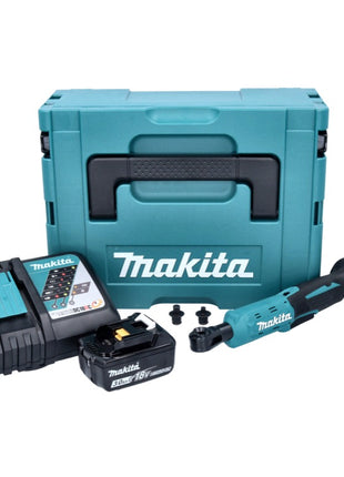 Makita DWR 180 RF1J destornillador de carraca inalámbrico 18 V 47,5 Nm 1/4" 3/8" + 1x batería 3,0 Ah + cargador + Makpac