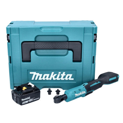 Makita DWR 180 G1J wkrętarka akumulatorowa z grzechotką 18 V 47,5 Nm 1/4" 3/8" + 1x akumulator 6,0 Ah + Makpac - bez ładowarki