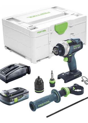 Festool TDC 18/4 I-Basic Akku Bohrschrauber 18 V 75 Nm Brushless + 1x Akku 4,0 Ah + Ladegerät + Systainer - Toolbrothers