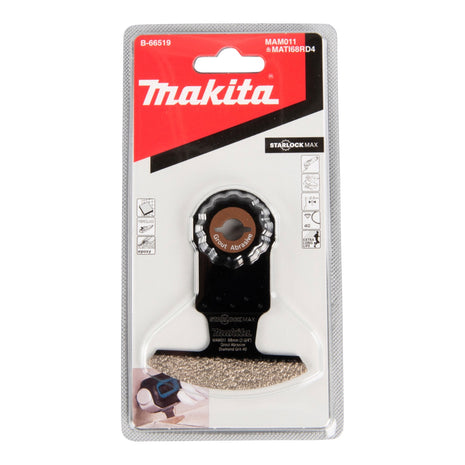 Makita MAM011 hoja de sierra segmentada de diamante Starlock Max 68 x 30 mm 4 piezas (4x B-66519) K40