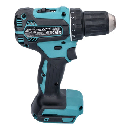 Makita DDF 485 A1 akumulatorowa wiertarko-wkrętarka 18 V 50 Nm bezszczotkowa + 1x akumulator 2,0 Ah - bez ładowarki