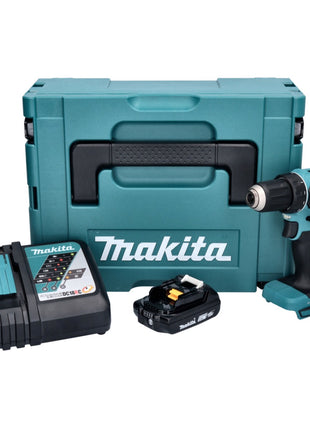 Makita DDF 485 RA1J akumulatorowa wiertarko-wkrętarka 18 V 50 Nm bezszczotkowa + 1x akumulator 2,0 Ah + ładowarka + Makpac