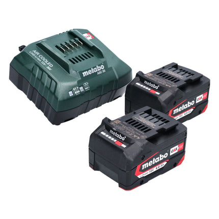 Metabo W 18 LT BL 11-125 akumulatorowa szlifierka kątowa 18 V 125 mm ( 613052510 ) bezszczotkowa + 2x akumulator 4,0 Ah + ładowarka + metaBOX