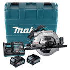 Makita HS 009 GD201 Akku Handkreissäge XGT 40 V max. 235 mm Brushless + 2x Akku 2,5 Ah + Ladegerät + Koffer