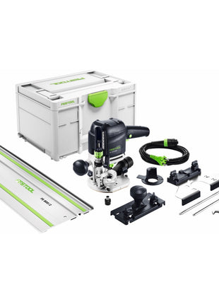 Festool OF 1010 REBQ-Set Oberfräse 1010 W 55 mm Hub ( 577168 ) + Führungsschiene + Systainer - Toolbrothers