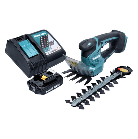 Makita DUM 111 RA1X Cisaille à gazon sans fil 18 V + 1x batterie 2,0 Ah + chargeur