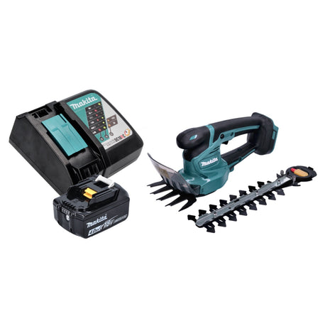 Makita DUM 111 RM1X cortacésped a batería cortasetos 18 V + 1x batería 4,0 Ah + cargador