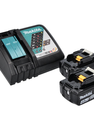 Makita DUM 111 RMX Cisaille à gazon sans fil 18 V + 2x batterie 4,0 Ah + chargeur