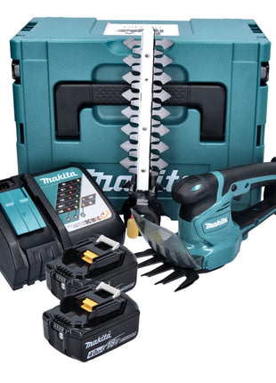 Makita DUM 111 RMXJ cortacésped a batería cortasetos 18 V + 2x baterías 4,0 Ah + cargador + Makpac